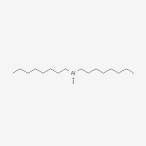 molecular formula C16H34AlI B12652083 Di-N-octylaluminium iodide CAS No. 7585-14-0