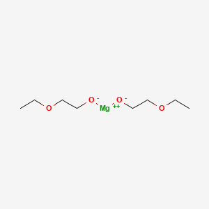 molecular formula C8H18MgO4 B12652142 Bis(2-ethoxyethanolato-O,O')magnesium CAS No. 46142-17-0