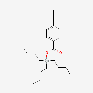 molecular formula C23H40O2Sn B12652163 Tributyl((p-tert-butylbenzoyl)oxy)stannane CAS No. 94042-69-0