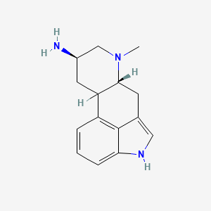 molecular formula C15H19N3 B12652176 6-Methylergolin-8beta-amine CAS No. 51898-44-3