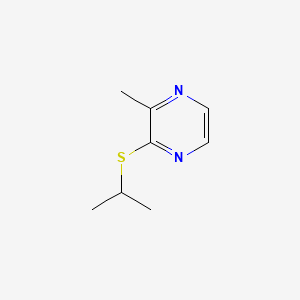 molecular formula C8H12N2S B12652220 Methyl((1-methylethyl)thio)pyrazine CAS No. 93963-79-2