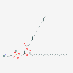 molecular formula C34H68NO8P B1265227 1-Tetradecanoyl-2-pentadecanoyl-glycero-3-phosphoethanolamine 