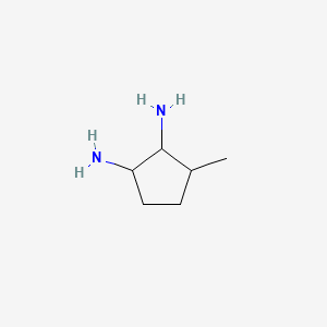 molecular formula C6H14N2 B12652276 3-Methylcyclopentane-1,2-diamine CAS No. 41330-24-9