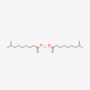 molecular formula C20H38FeO4 B12652278 Iron(II) isodecanoate CAS No. 93920-16-2