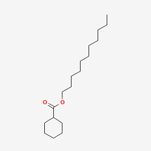 molecular formula C18H34O2 B12652294 Undecyl cyclohexanecarboxylate CAS No. 94107-44-5