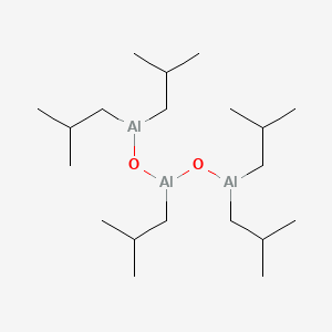 molecular formula C20H45Al3O2 B12652311 Pentakis(isobutyl)di-mu-oxotrialuminium CAS No. 38338-53-3