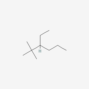 molecular formula C10H22 B12652332 3-Ethyl-2,2-dimethylhexane CAS No. 20291-91-2
