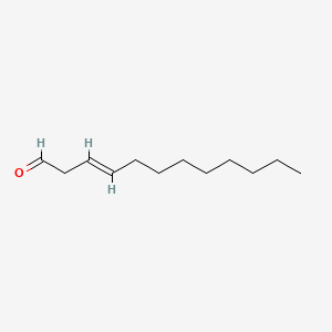 molecular formula C12H22O B12652340 3-Dodecenal CAS No. 76595-72-7