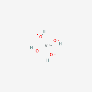 molecular formula H4O4V B12652343 Vanadium tetrahydroxide CAS No. 27318-03-2