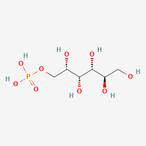 molecular formula C6H15O9P B12652356 d-Glucitol, phosphate CAS No. 90604-92-5