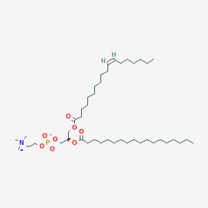 molecular formula C44H86NO8P B1265236 1-[(11Z)-octadecenoyl]-2-octadecanoyl-sn-glycero-3-phosphocholine 