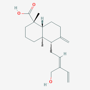 molecular formula C20H30O3 B1265238 16-Hydroxycommunic Acid 