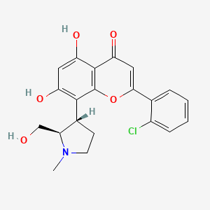 molecular formula C21H20ClNO5 B1265239 riviciclib 