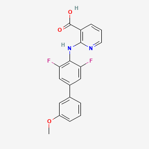 molecular formula C19H14F2N2O3 B1265242 Farudodstat CAS No. 1035688-66-4