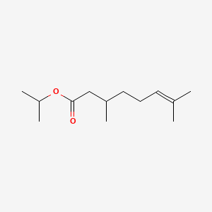 molecular formula C13H24O2 B12652456 Isopropyl 3,7-dimethyloct-6-enoate CAS No. 26728-45-0