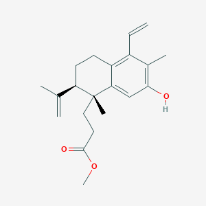 molecular formula C21H28O3 B1265246 3,4-Seco-Sonderianol 
