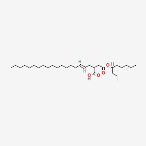 molecular formula C31H58O4 B12652463 4-Nonyl hydrogen 2-octadecenylsuccinate CAS No. 93904-75-7