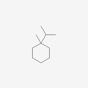molecular formula C10H20 B12652512 Cyclohexane, methyl(1-methylethyl)- CAS No. 16580-26-0