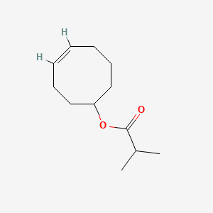 molecular formula C12H20O2 B12652514 Cyclooct-4-enyl isobutyrate CAS No. 94139-02-3