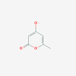 molecular formula C6H5O3- B1265254 Triacetate lactone oxoanion 