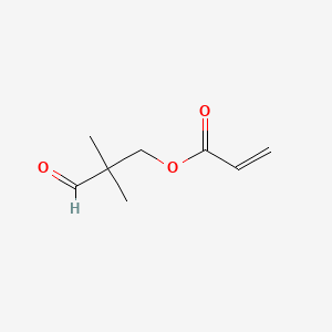 molecular formula C8H12O3 B12652544 2,2-Dimethyl-3-oxopropyl acrylate CAS No. 69288-03-5