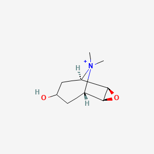 molecular formula C9H16NO2+ B12652568 Methscopine CAS No. 79027-55-7