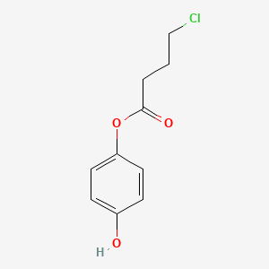 molecular formula C10H11ClO3 B12652570 4-Hydroxyphenyl 4-chlorobutyrate CAS No. 71662-39-0