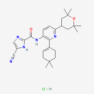 molecular formula C27H36ClN5O2 B1265259 Edicotinib Hydrochloride CAS No. 1559069-92-9