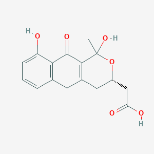 molecular formula C16H16O6 B1265261 (S)-Hemiketal 