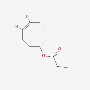 molecular formula C11H18O2 B12652617 Cyclooct-4-en-1-yl propionate CAS No. 94139-00-1