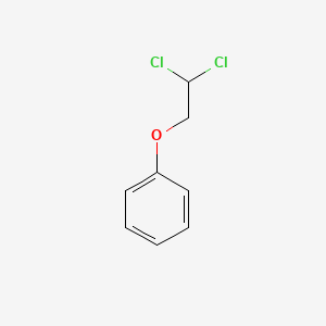 molecular formula C8H8Cl2O B12652646 Benzene, dichloroethoxy- CAS No. 62973-52-8