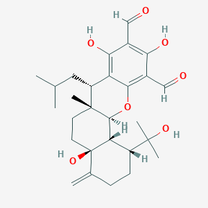 molecular formula C28H38O7 B1265269 Eucalyptal B 