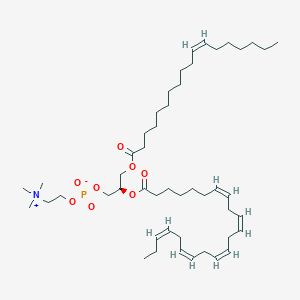molecular formula C48H84NO8P B1265274 1-(11Z-octadecenoyl)-2-(7Z,10Z,13Z,16Z,19Z-docosapentaenoyl)-sn-glycero-3-phosphocholine 