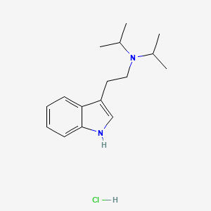 molecular formula C16H25ClN2 B1265276 N,N-Diisopropyltryptamine hydrochloride 