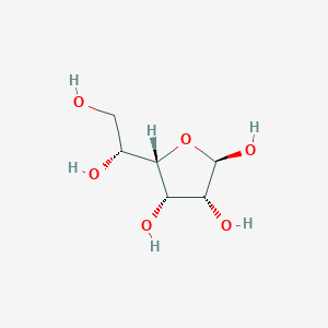 molecular formula C6H12O6 B12652791 beta-D-Gulofuranose CAS No. 41847-50-1