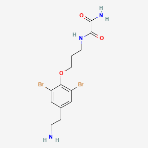 N-[3-[2,6-Dibromo-4-(2-aminoethyl)phenoxy]propyl]oxamide