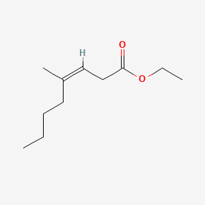 molecular formula C11H20O2 B12652850 Ethyl (Z)4-methyl-oct-3-enoate CAS No. 42933-14-2