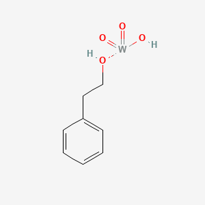 molecular formula C8H11O4W B12652857 Tungstic acid, 2-phenylethyl ester CAS No. 99811-55-9