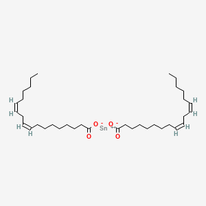 molecular formula C36H62O4Sn B12652862 Tin dilinoleate CAS No. 74563-66-9