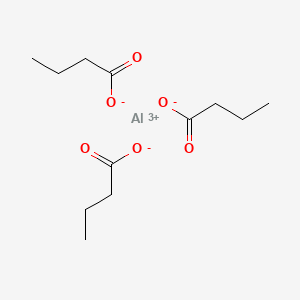 molecular formula C12H21AlO6 B12652873 Aluminium tributyrate CAS No. 7493-77-8