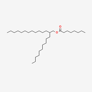 molecular formula C32H64O2 B12652908 2-Decyltetradecyl octanoate CAS No. 94277-29-9