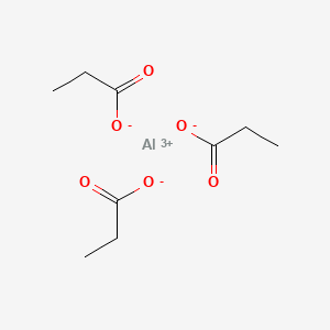 molecular formula C9H15AlO6 B12652925 Aluminium propionate CAS No. 7068-70-4