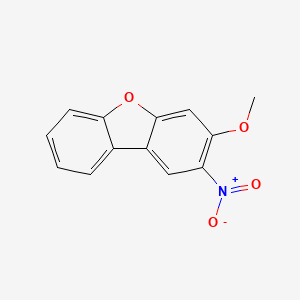 molecular formula C13H9NO4 B12652951 3-Methoxy-2-nitrodibenzofuran CAS No. 71735-28-9