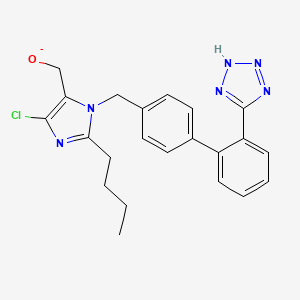 (2-butyl-4-chloro-1-{[2'-(1H-tetrazol-5-yl)biphenyl-4-yl]methyl}-1H-imidazol-5-yl)methanolate