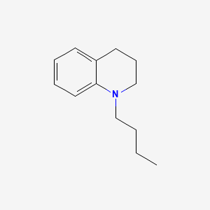 molecular formula C13H19N B12653030 Quinoline, 1-butyl-1,2,3,4-tetrahydro- CAS No. 6613-30-5