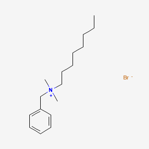 molecular formula C17H30BrN B12653038 Benzyldimethyloctylammonium bromide CAS No. 58965-50-7