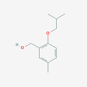 molecular formula C12H18O2 B12653049 2-iso-Butoxy-5-methylbenzyl alcohol 