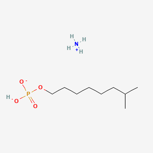 molecular formula C9H24NO4P B12653066 Ammonium isononyl hydrogen phosphate CAS No. 94247-17-3