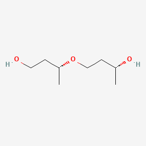 molecular formula C8H18O3 B12653067 (R*,R*)-(1)-3-(3-Hydroxybutoxy)butanol CAS No. 94109-58-7