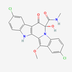 molecular formula C21H15Cl2N3O4 B1265309 枝叶酰胺 E 